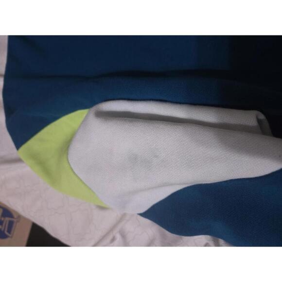 Puma Men's Sweatsuit Medium Blue with White and Lime Accents - Picture 4 of 6